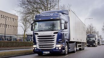 Demonstratie zelfrijdende vrachtwagen