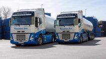 Der E-Lkw Volvo FM Electric im Einsatz bei Augustiner-Bräu