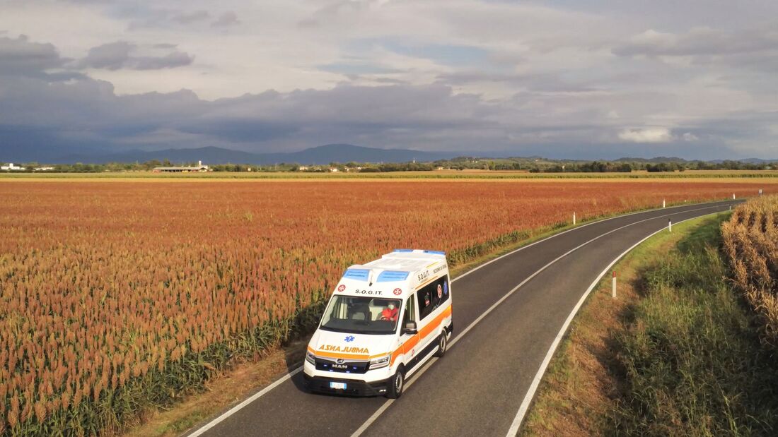 Der MAN TGE erfreut sich mit über 1.800 bestellten Einheiten im Ambulanzbereich zunehmenden Beliebtheit.