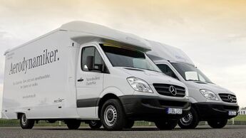 Der Sprinter fährt mit Spier Aerobox vor