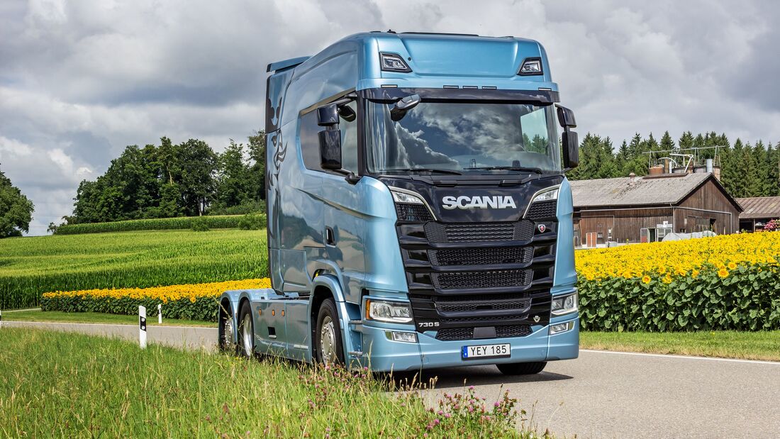 Der erste Prototyp des Scania NTG Longline.