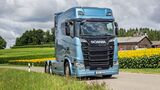 Der erste Prototyp des Scania NTG Longline.