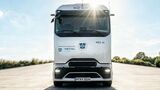 Der neue Keyou HICE.40 kombiniert das Original Mercedes-Benz Actros Chassis mit einem von Keyou auf Wasserstoffbetrieb angepassten Mercedes-Benz OM 471 Motor.