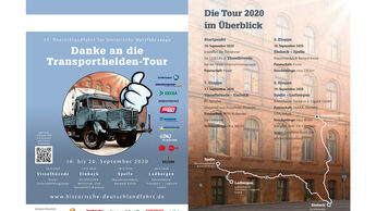 Deutschlandfahrt 2020 Danke an die Transporthelden-Tour