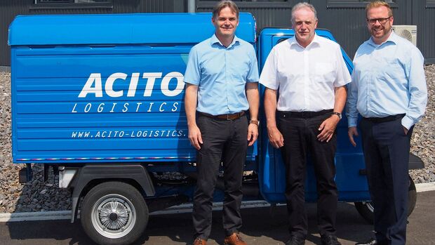 Die Actio-Geschäftsführer Ralf Albrecht, Dietmar Kutta und Francesco Grieco (von links).