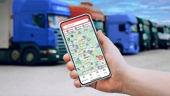 Die App TruckFly von Michelin hilft Lkw-Fahrern bei der Arbeit