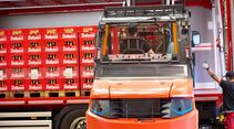 Die Badische Staatsbrauerei Rothaus hat ab sofort fünf eActros 400 von Daimler Truck im Fuhrpark. 