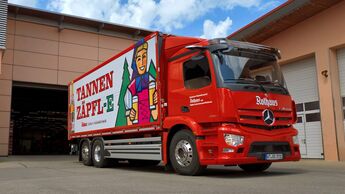 Die Badische Staatsbrauerei Rothaus hat ab sofort fünf eActros 400 von Daimler Truck im Fuhrpark.