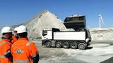 Die Baustoffe von Bestone werden im Neusser Hafen umgeschlagen