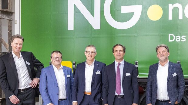 Die Führungsriege bei der Präsentation des Konzepts von NG.network