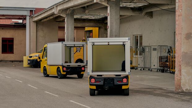 Die Österreichische Post testet den E-Kleinsttransporter Sevic V500e in der Praxis.