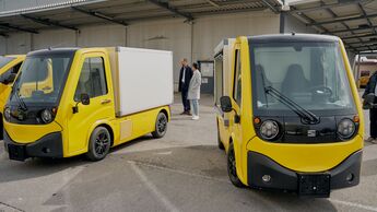 Die Österreichische Post testet den E-Kleinsttransporter Sevic V500e in der Praxis.