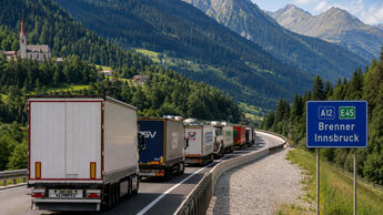 Die Transitverkehre mit dem Lkw zwischen Österreich und Italien sind seit Jahren ein Streitpunkt.