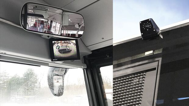 Die Turn Cam von Rosho, verbaut in einem Bus.