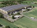 Die Visualisierung zeigt die rund 33.000 große Kühllogistikimmobilie bei Fertigstellung in 2026.