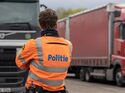 Die belgische Polizei kontrolliert Lkw-Fahrer auf die Einhaltung der Sozialvorschriften