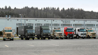 Die deutschen Army-Trucker, Fuhrpark