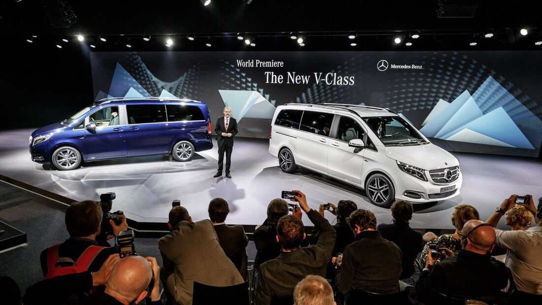 Die neue V-Klasse. Weltpremiere 2014, The New V-Class. World Premiere 2014