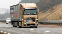 Die stärksten Serien-Lkw, Vergleichstest, Mercedes, Actros