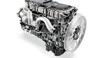 Die stärksten Serien-Lkw, Vergleichstest, Motor, OM473 LA