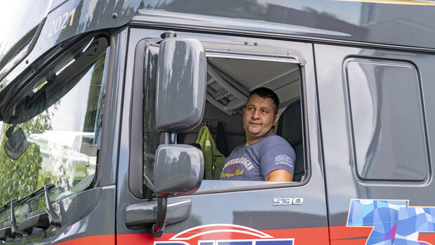 Diez Spedition, DAF XF 530, Dinkel, lang lkw, 50to., Fahrer Lucian Ambro