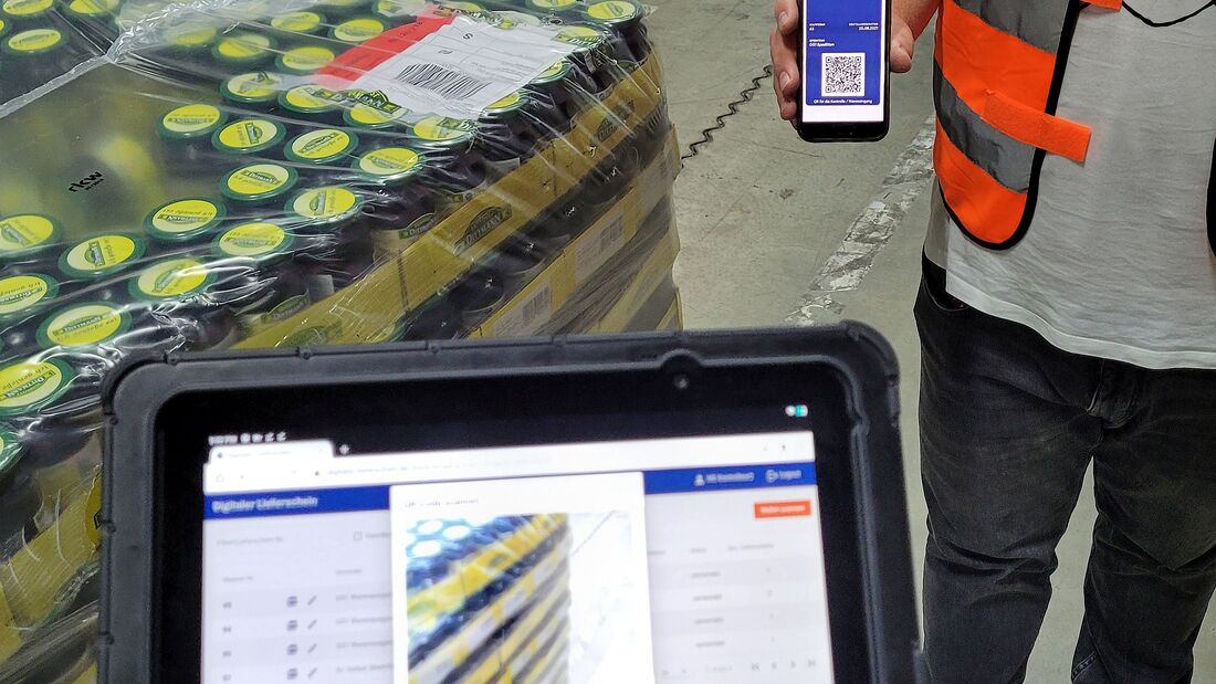Digitaler Lieferschein bei Rewe