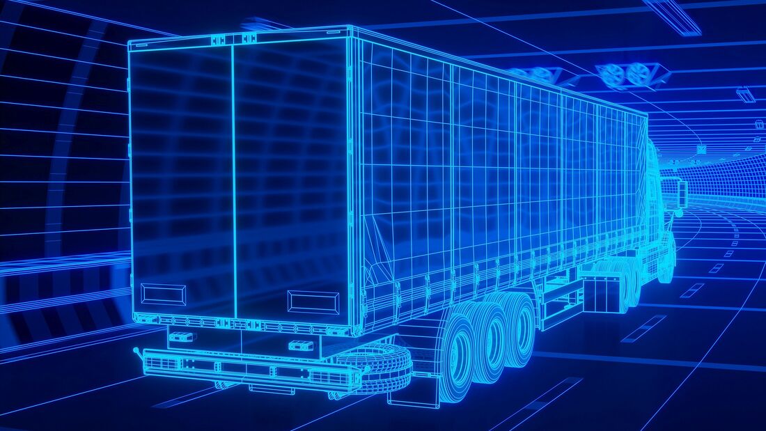 Digitaler Zwilling eines Lkw