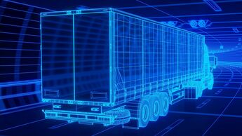 Digitaler Zwilling eines Lkw