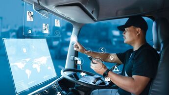 Digitalisierung beim Lkw-Fahrer