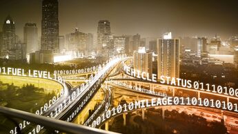 Digitalisierung im Stadverkehr und der urbanen Logistik.