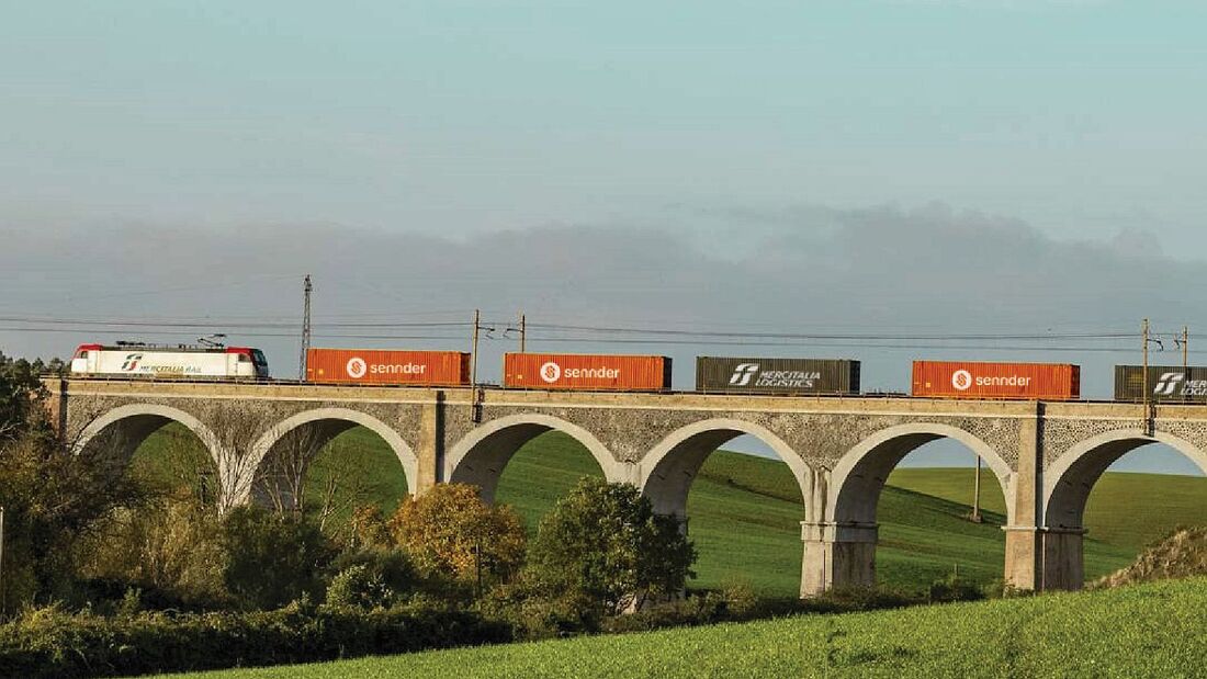 Digitalspedition Sennder auf der Schiene unterwegs in Italien mit Mercitalia Logistics.
