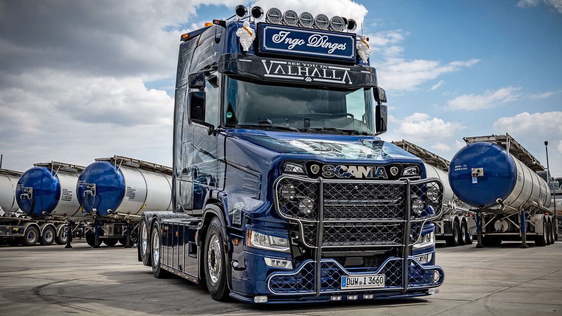 Dinges Logistics Fuhrpark Lkw Chemie Container Scania 660 S Torpedo Hauber Vlastuin 2025