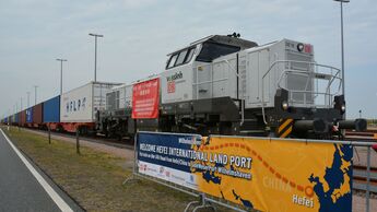 Direktzug aus China am Jade Weser Port