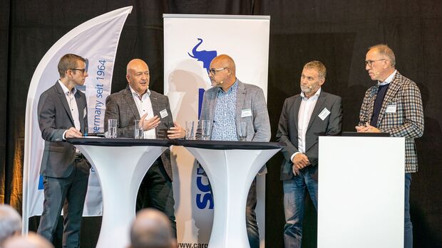 Diskussion bei Güttler Logistik