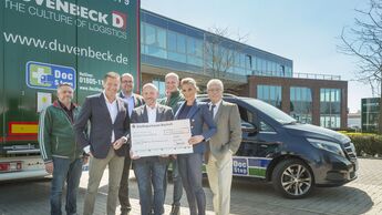 DocStop, Scheckübergabe Duvenbeck