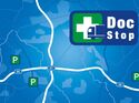 DocStop-Standorte als POIs auf der Karte von TimoCom