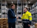 Dr. Philipp Hüning, Co-Founder & CEO Logistikbude (links), Jens Kleiner, COO der Nagel-Group