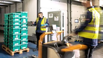 Dummy-Palette von GDP Network Solutions auf Tour