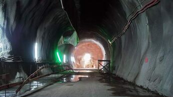 Durchschlag im Gotthard-Basistunnel