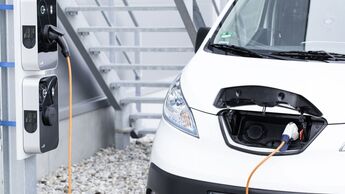 E-Auto, laden, Transporter, Ladesituation