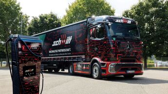 E-Lkw-Einsatz bei Logistik Schmitt