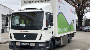 E-Lkw von Framo kommt bei DB Schenker zum Einsatz