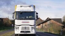 E-Lkw von Renault Trucks bei Hugelshofer Logistik