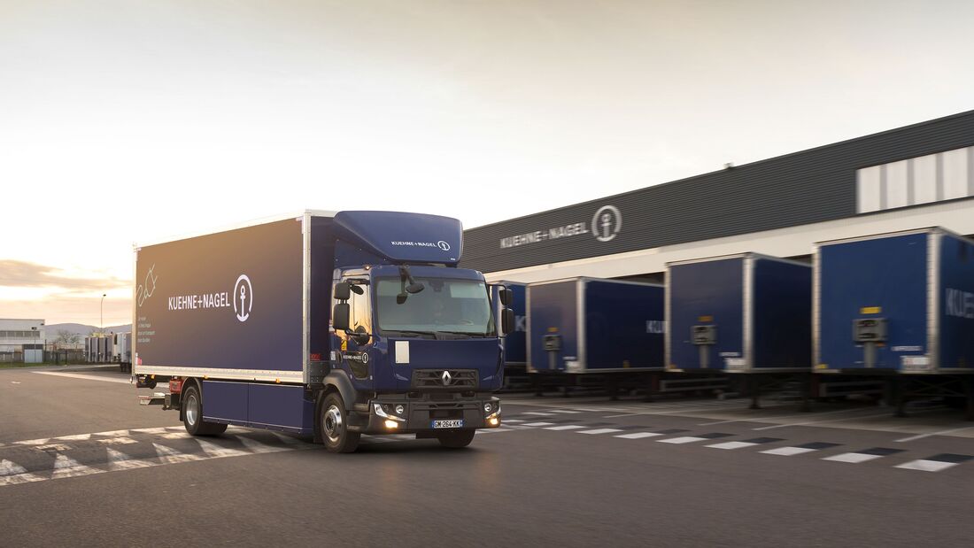 E-Lkw von Renault Trucks im Einsatz bei Kühne+Nagel Frankreich