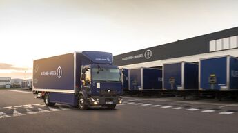 E-Lkw von Renault Trucks im Einsatz bei Kühne+Nagel Frankreich