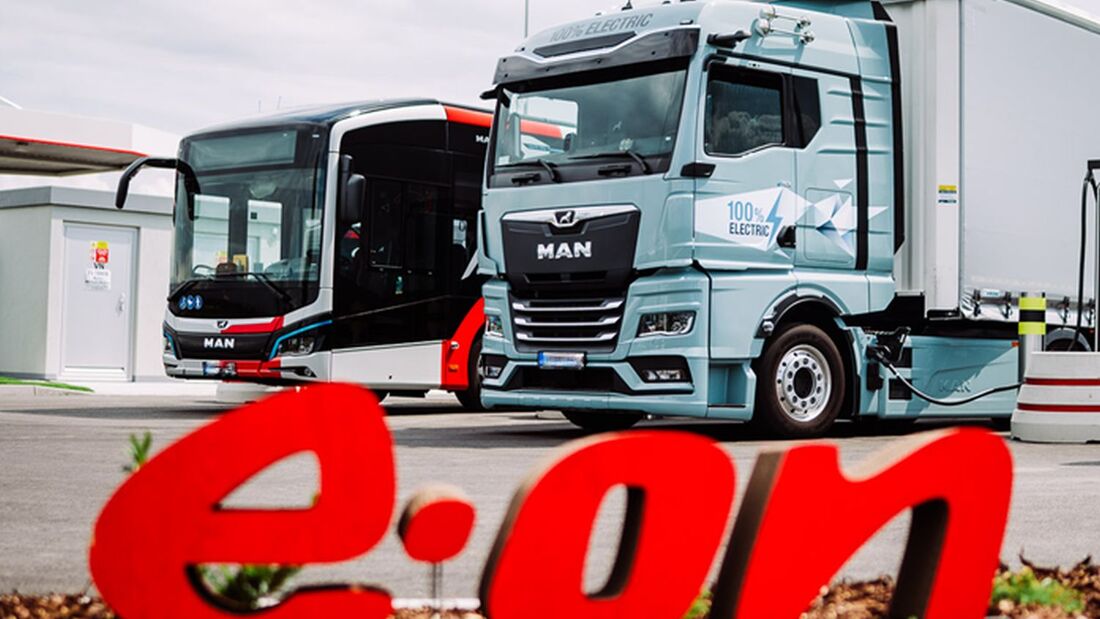 E.ON treibt das Megawattladen für schwere Nutzfahrzeuge voran