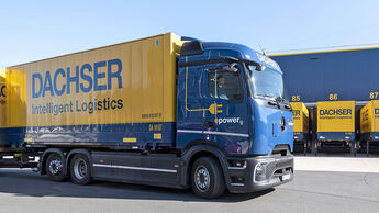E-Truck am Dachser-Standort Unna