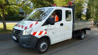 EFA-S, EFA-S 46DK, Straßenmeisterei Esslingen, Brennstoffzelle, Brennstoffzellenfahrzeug, Landkreis Esslingen, Transporter, Doppelkabine, Pritsche