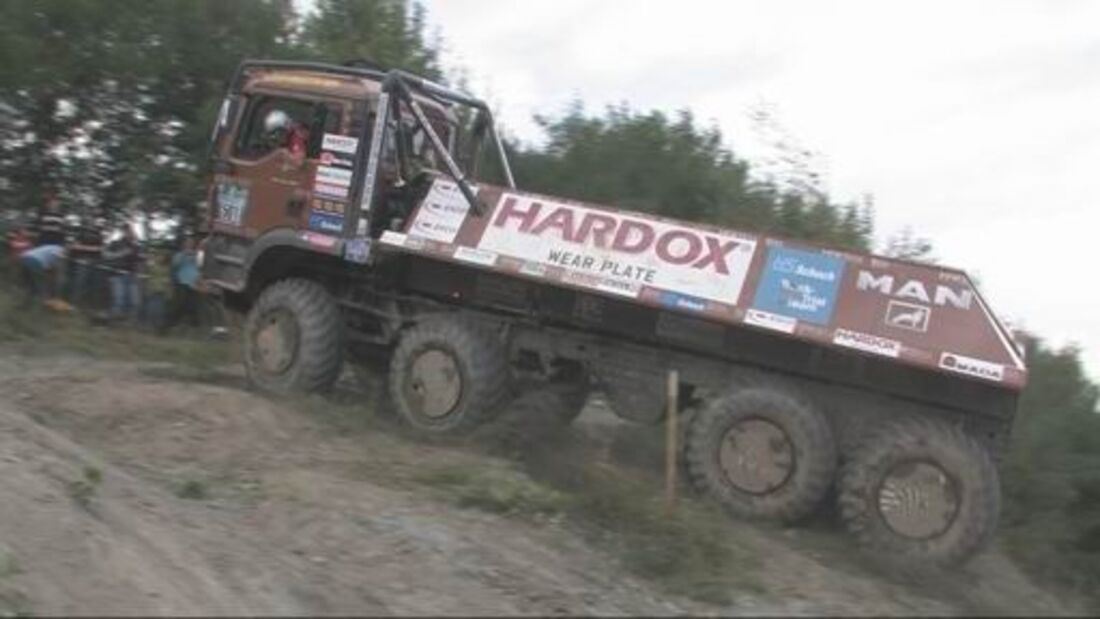 Ein Blick hinter die Kulissen eines Truck Trial-Events