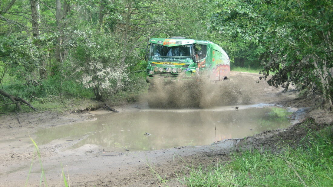 Ein Scania auf Abwegen